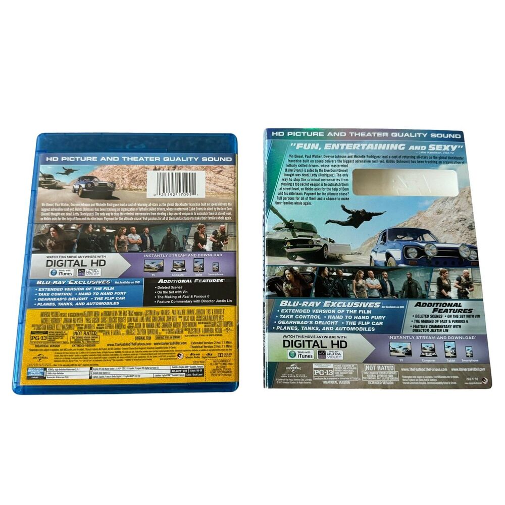 Fast & Furious 6 (Extended Edition) (Blu-ray + DVD + Digital HD with UltraViolet - Picture 2 of 5